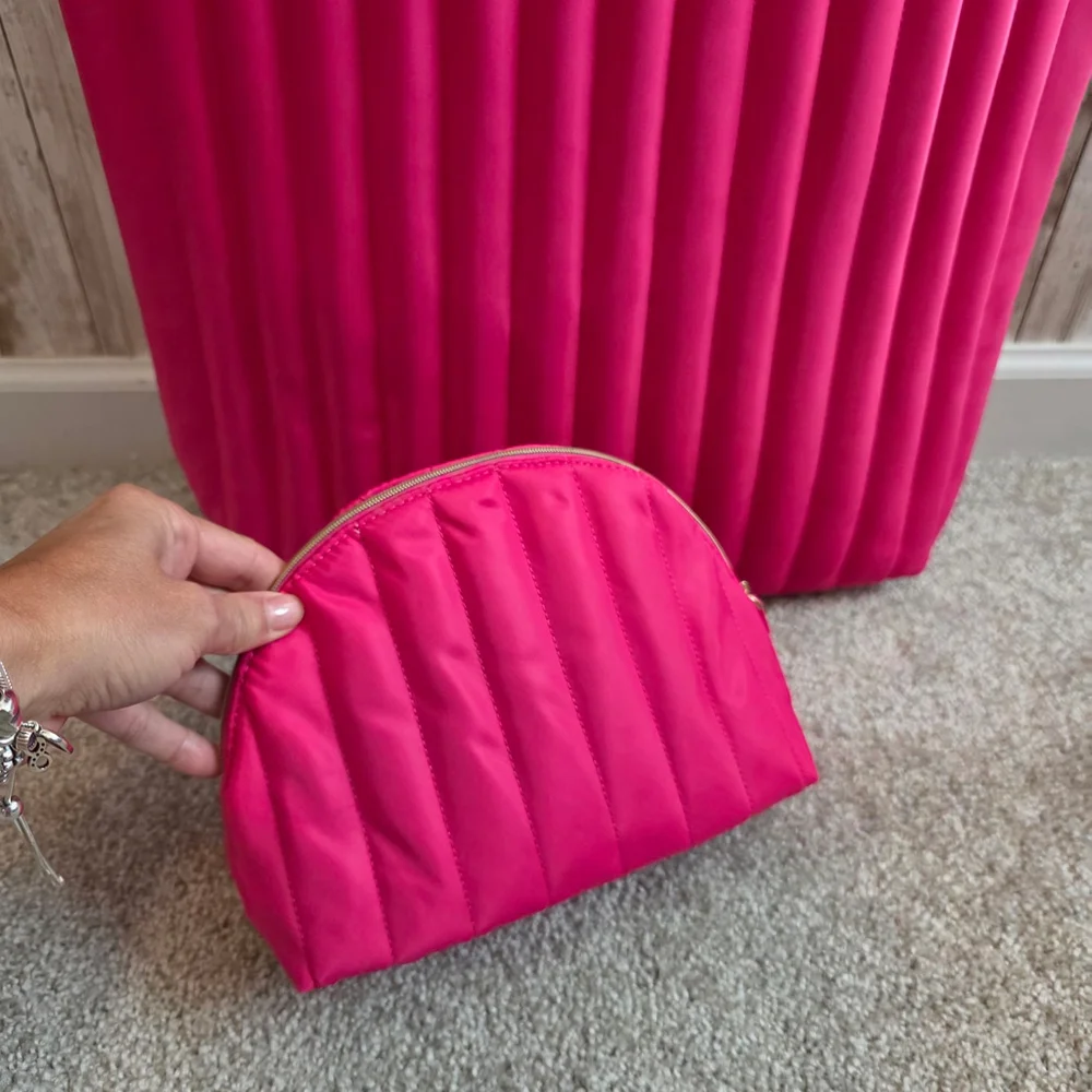 Kate Spade Tote Bag With Matching Makeup Bag pink